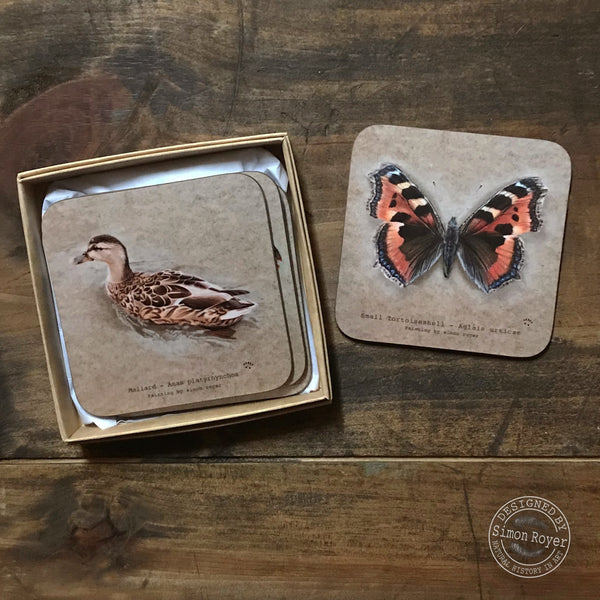 Fauna Wooden Coaster Set