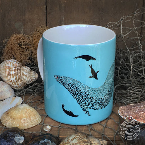 'Galápagos Seal Lions Design Ceramic Mug by simon royer.'