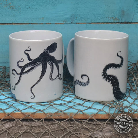 Octopuses Ceramic Mugs simon royer