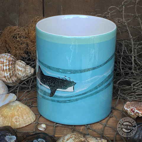 'A Whale Shark Design Ceramic Mug by simon royer.'