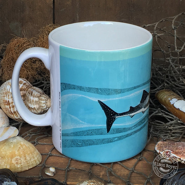 'A Whale Shark Design Ceramic Mug by simon royer.'